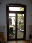 2- flügelige Terrassentür mit Oberlicht zum kippen